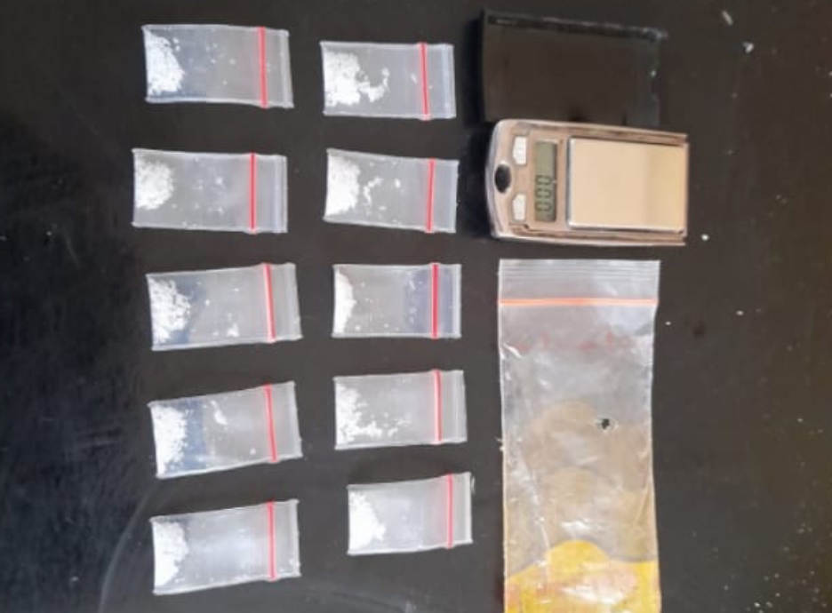 Tersangka CS Simpan Sabu 2,10 Gram Dirumah Kontrakan