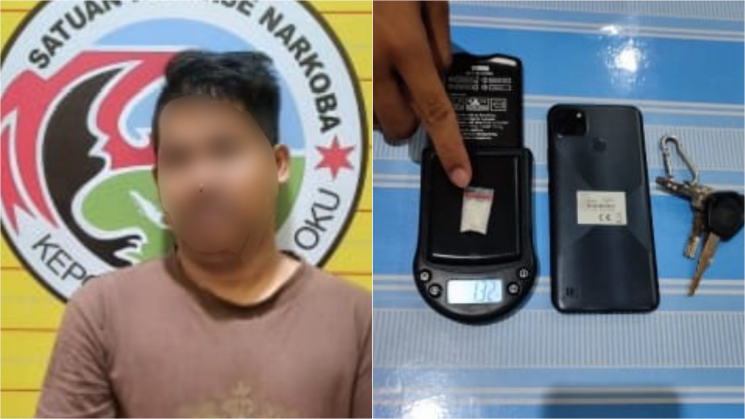 Satresnarkoba Polres Oku Tangkap Pengedar Sabu