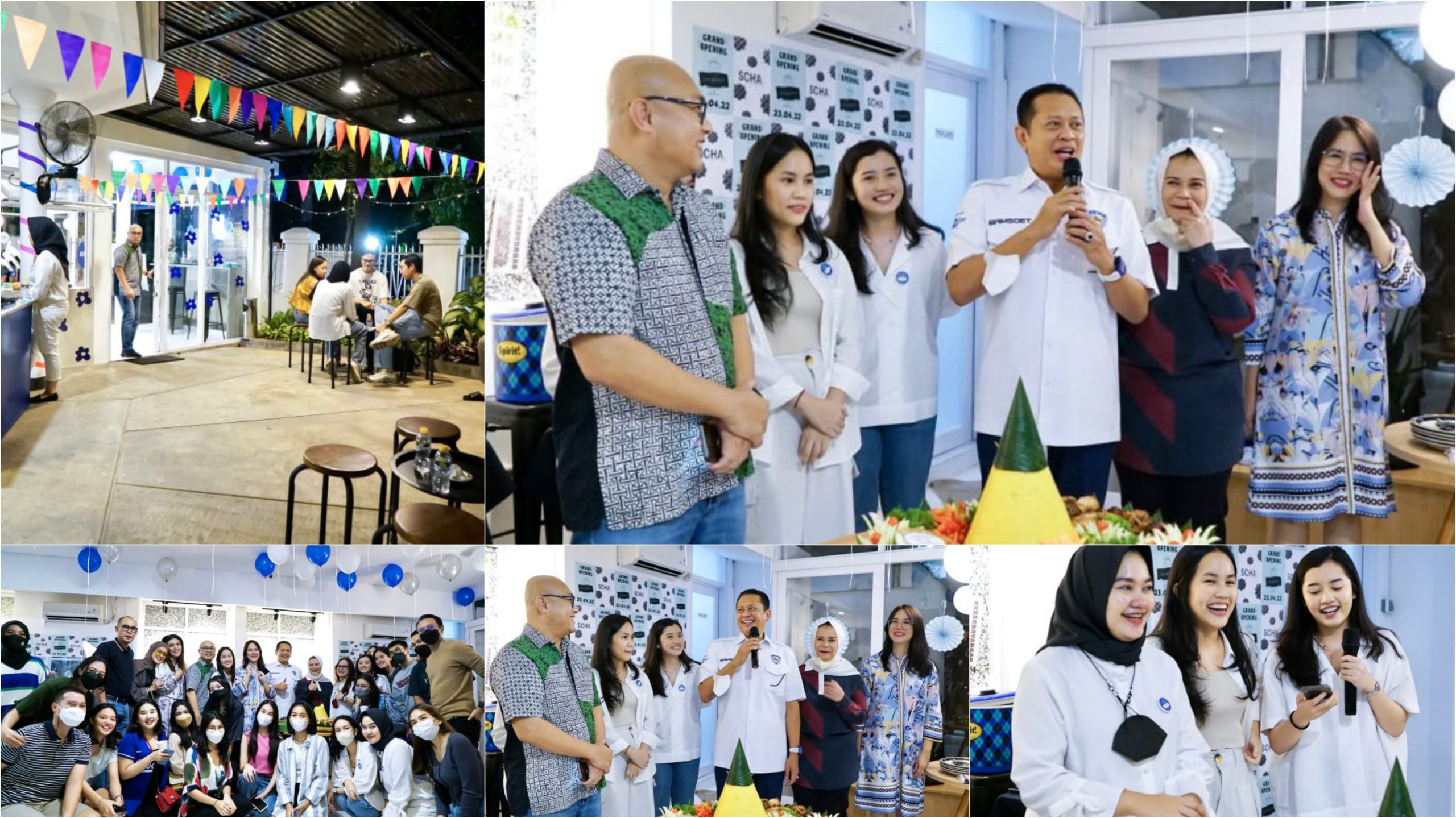 Resmikan Cafe SCHA Brasserie, Bamsoet Dorong Kaum Muda Perkuat UMKM