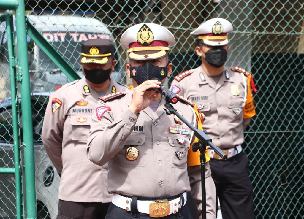 Kasatgas Opsda Ketupat Cartens 2022 : Dari data Etle terjadi penurunan arus masuk di Kota Jayapura