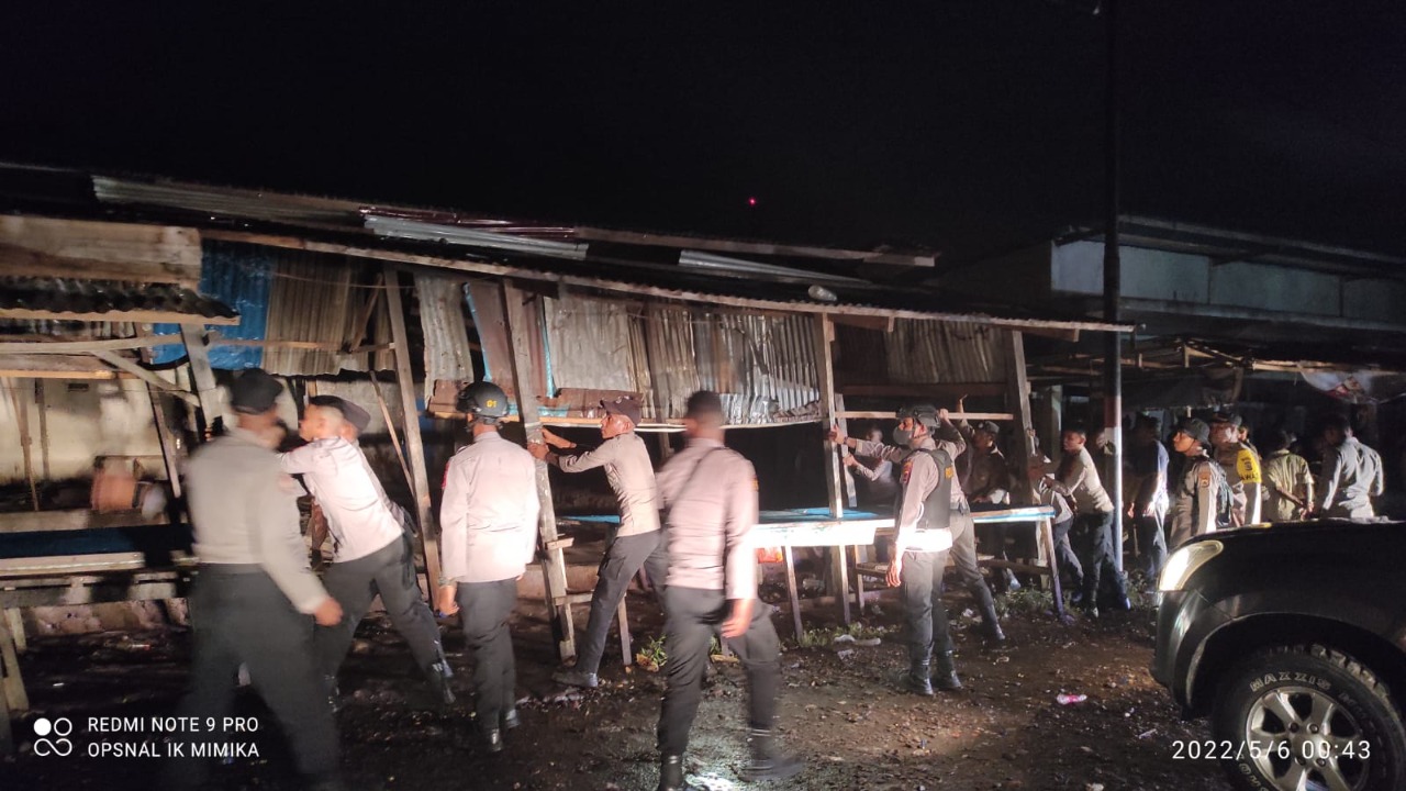 3 Lapak Judi King di Tertibkan Aparat Polres Mimika