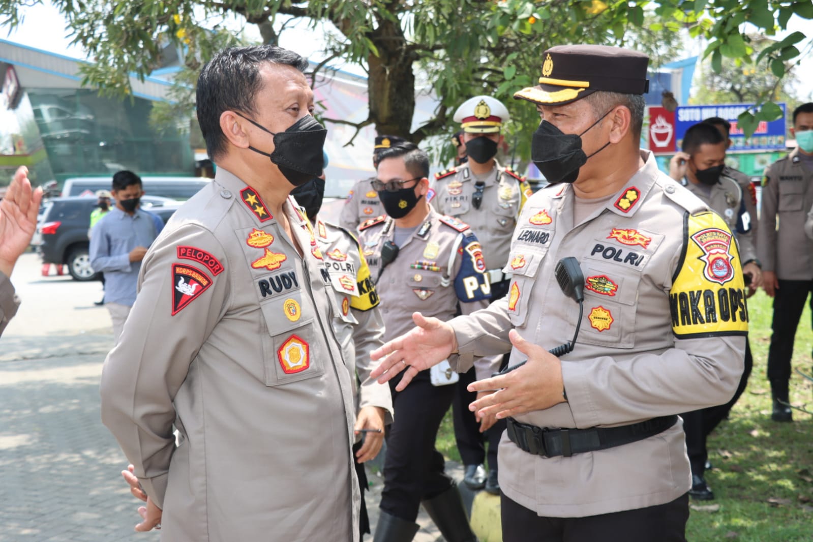Arus Balik, Kapolda Banten Didampingi Wakapolresta Tangerang Cek Rest Area 45