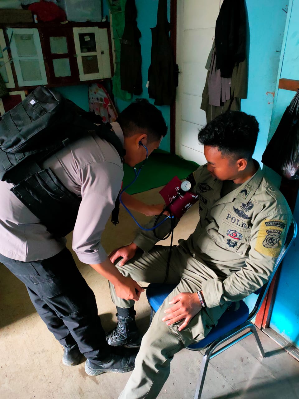 Tim Medis Binmas Noken Kembali Beri Layanan Kesehatan ke Anggota Satgas Preventif di Intan Jaya