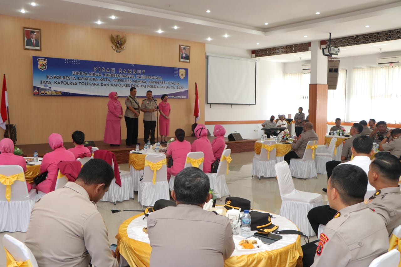 Pisah Sambut PJU dan Kapolres Jajaran Polda Papua
