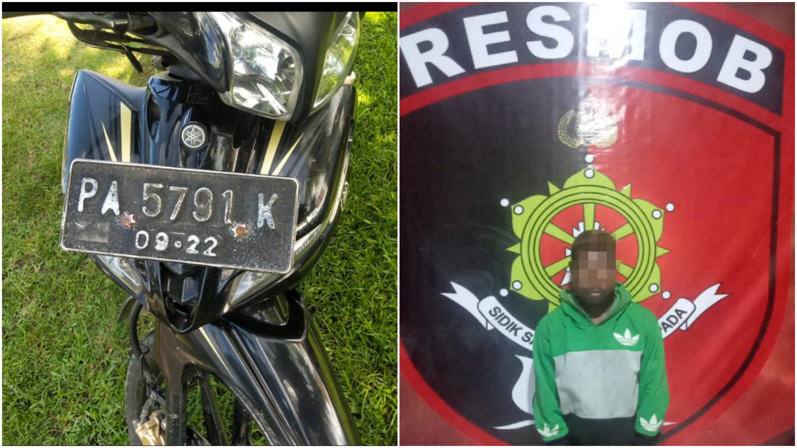 Polisi Berhasil Amankan Pelaku Pencurian Motor di Nabire