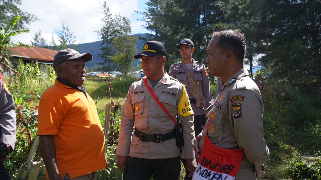 Cek Spot Ternak Binaannya, Ini Pesan Kakorwil Binmas Noken