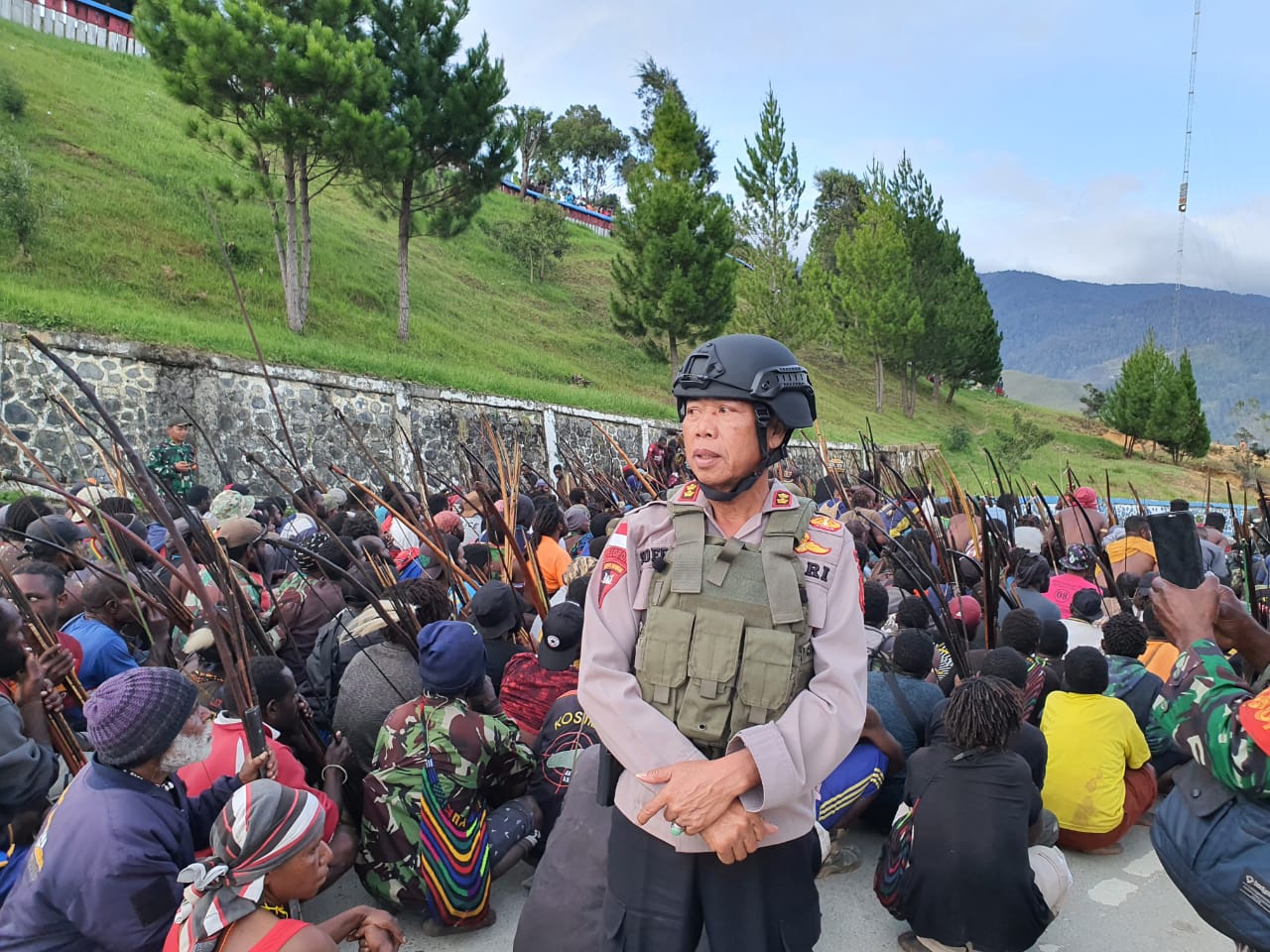 Polisi Lerai Pertikaian Antara Dua Kelompok Warga di Lanny Jaya