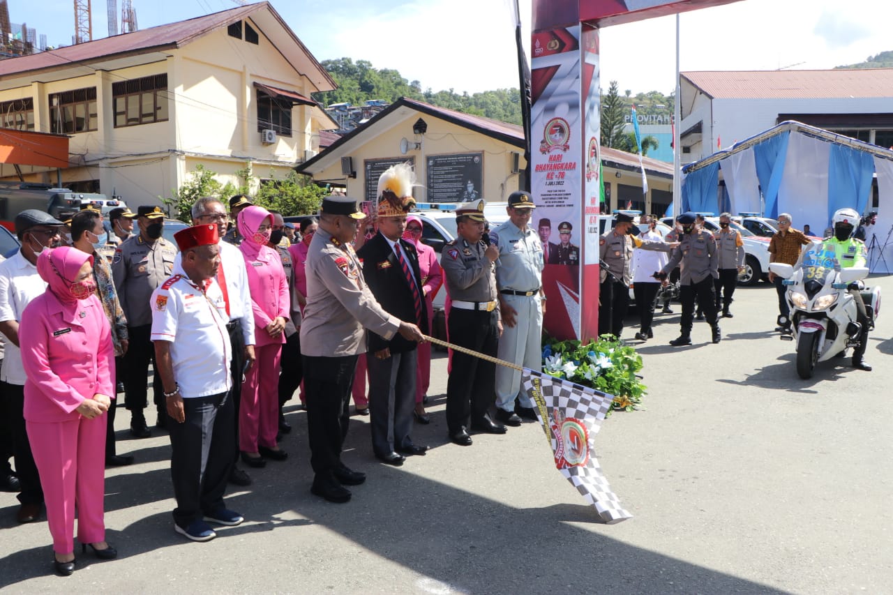 Kapolda Papua Lepas Pemberangkatan Kegiatan Bakti Religi dan Bansos
