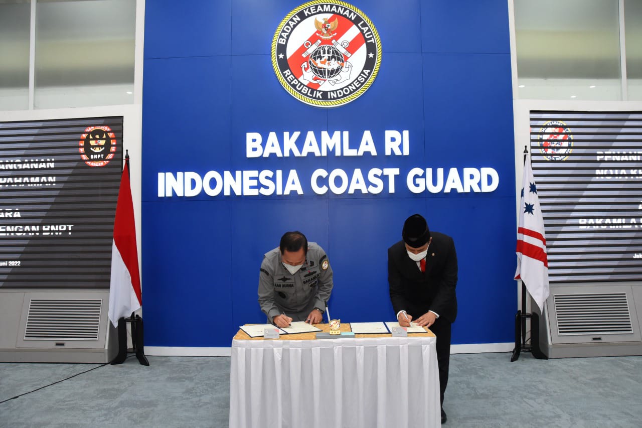 Bakamla RI dan BNPT Tegas Bersinergi Berantas Terorisme