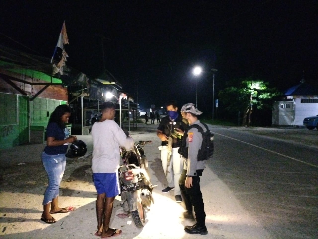 Gelar Razia,Timsus Spartan Polres Keerom Amankan 2 Unit Motor