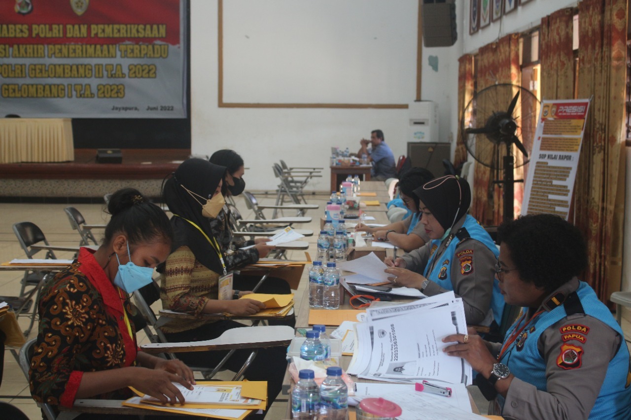 Biro SDM Polda Papua Laksanakan Rikmin Akhir Terpadu Bintara Polri T.A 2022