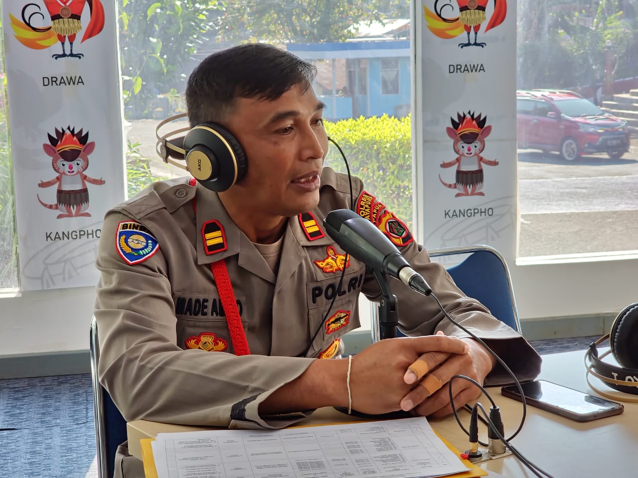 Dialog Interaktif Dengan Topik “Program Gabus Polres Jayapura Dalam Mengentaskan Buta Aksara”