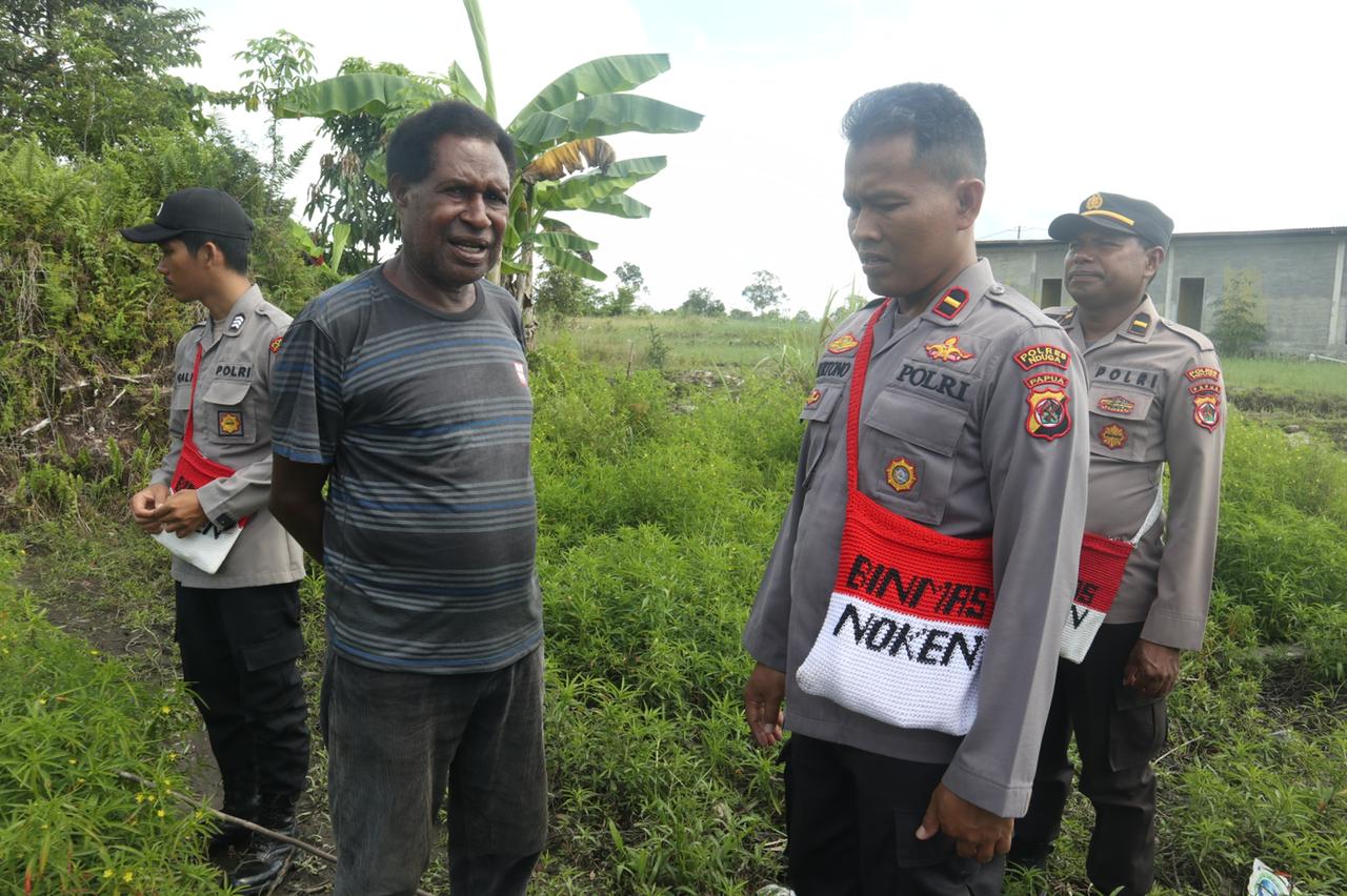 Demi Terciptanya Kamtibmas Aman dan Kondusif, Binmas Noken Mempererat Tali Silaturahmi Bersama Tokoh Masyarakat Nduga