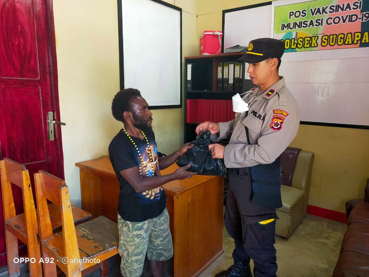 Gandeng Pemuda Intan Jaya, Binmas Noken Berikan Himbauan Kamtibmas