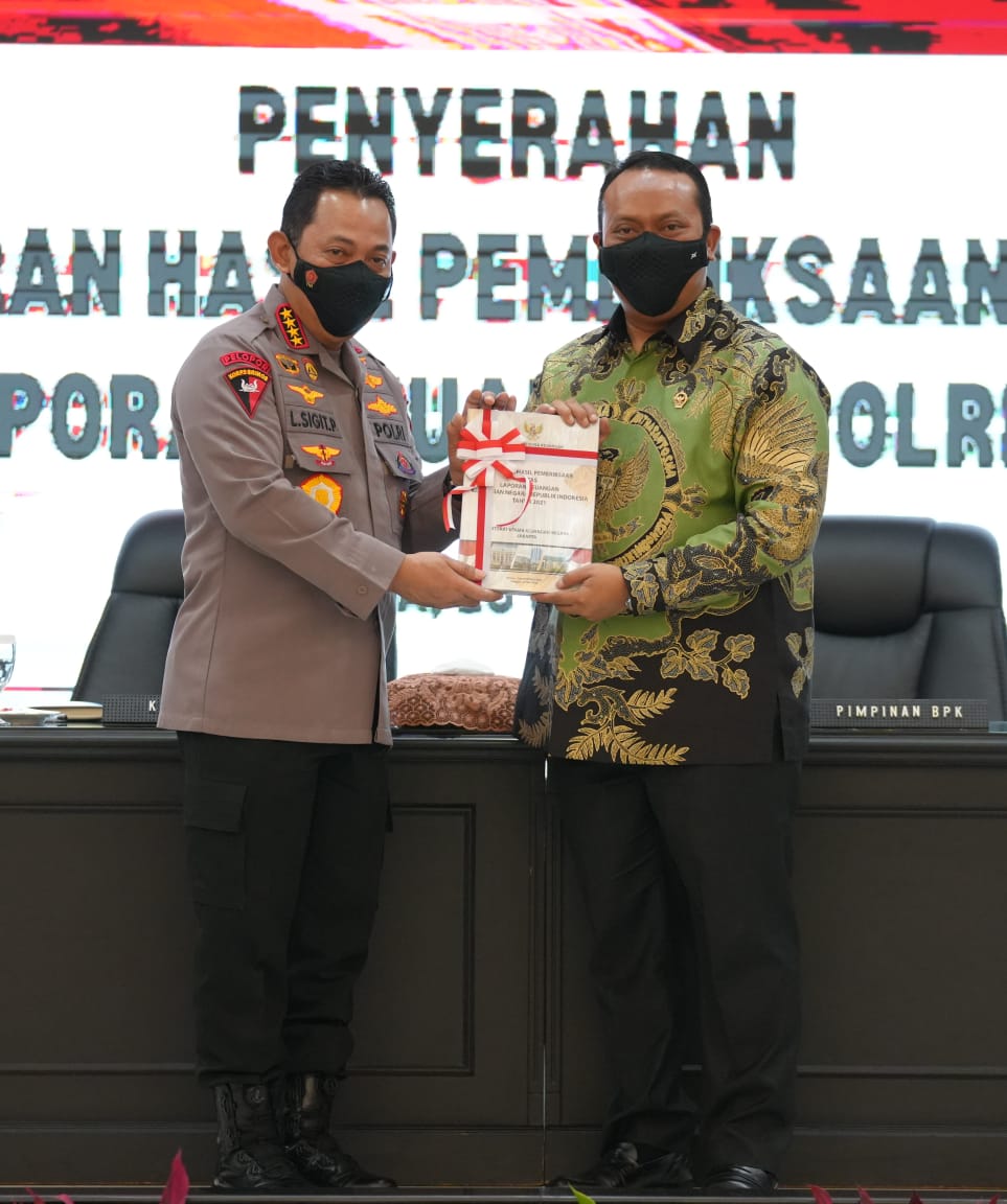 Raih WTP Sembilan Kali Berturut-turut, Kapolri: Komitmen Penggunaan Keuangan Negara Secara Transparan