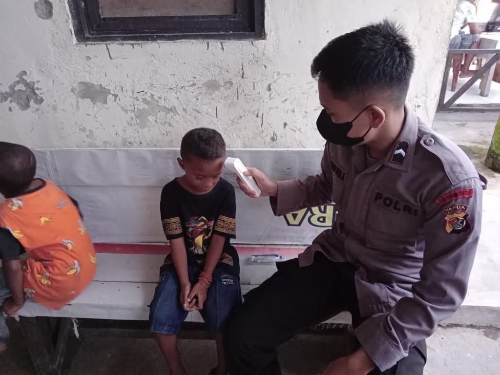 Laksanakan Program Keladi Sagu, Binmas Noken Nduga Maksimalkan Pelayanan Kesehatan Gratis