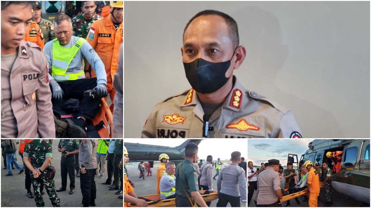 Tim SAR Gabungan Berhasil Evakuasi Korban Kecelakaan Helikopter di Timika