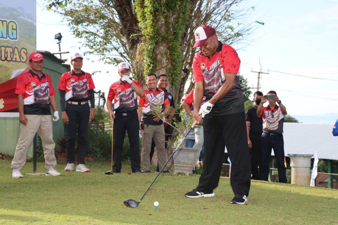 Polda Papua Gelar Turnament Golf dalam rangka hari Bhayangkara ke-76