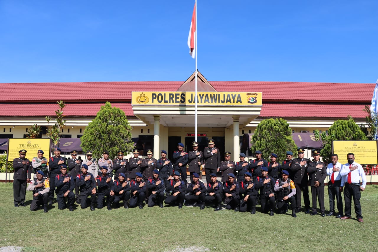 Polres Jayawijaya Gelar Acara Syukuran Hari Bhayangkara ke-76
