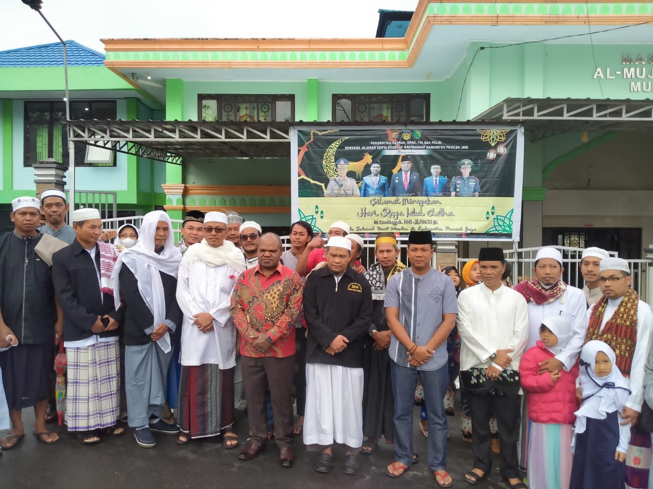 Kapolres Puncak Jaya : Pelaksanaan Ibadah Sholat Idul Adha 1443 H Berjalan Aman dan Lancar