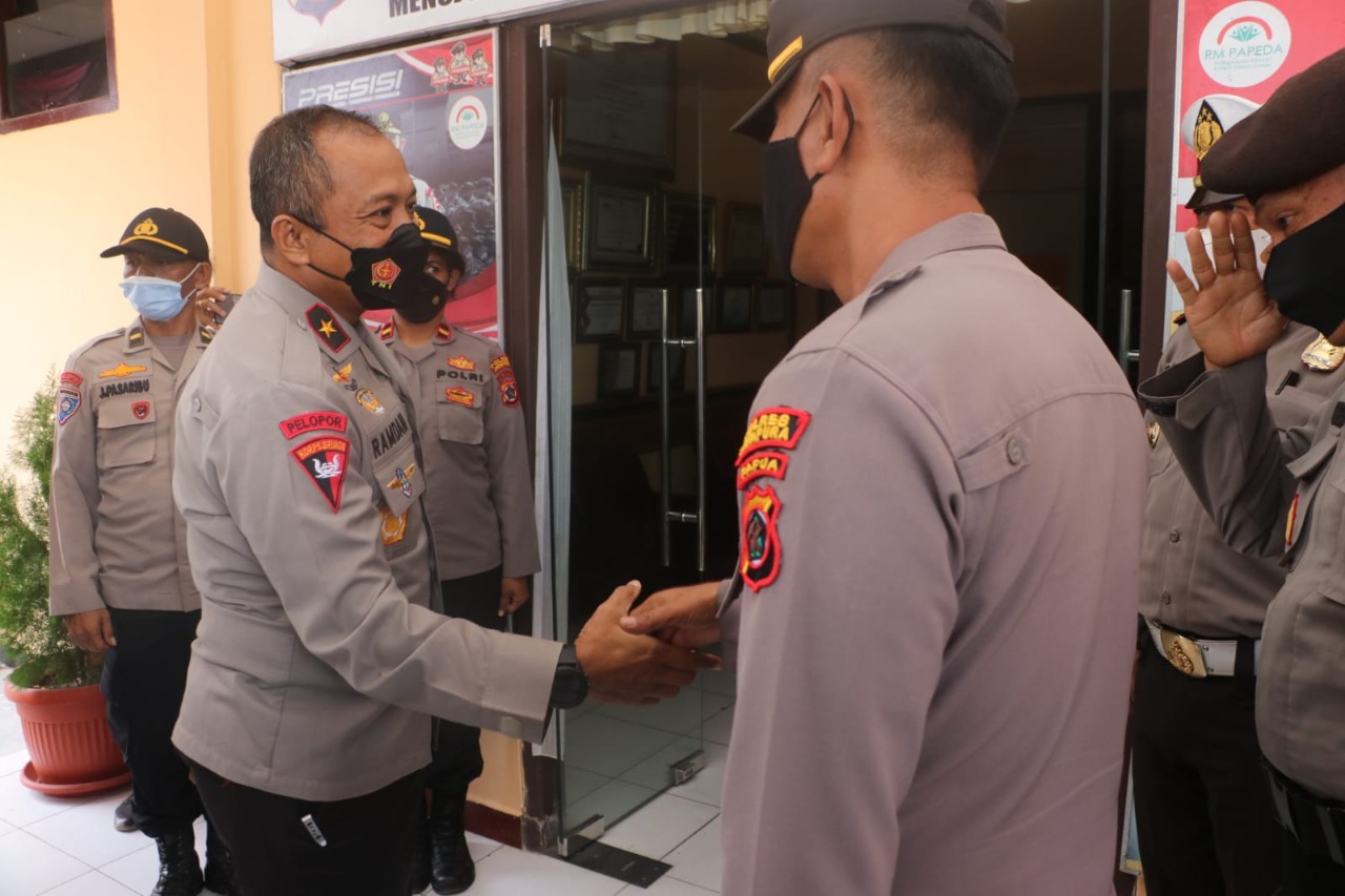 Kunjungan Wakapolda Papua di Polres Jayapura