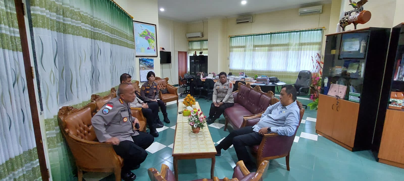 Satgas Binmas Kunjungi Dinas Pertanian Provinsi Papua Bahas Program Kasuari