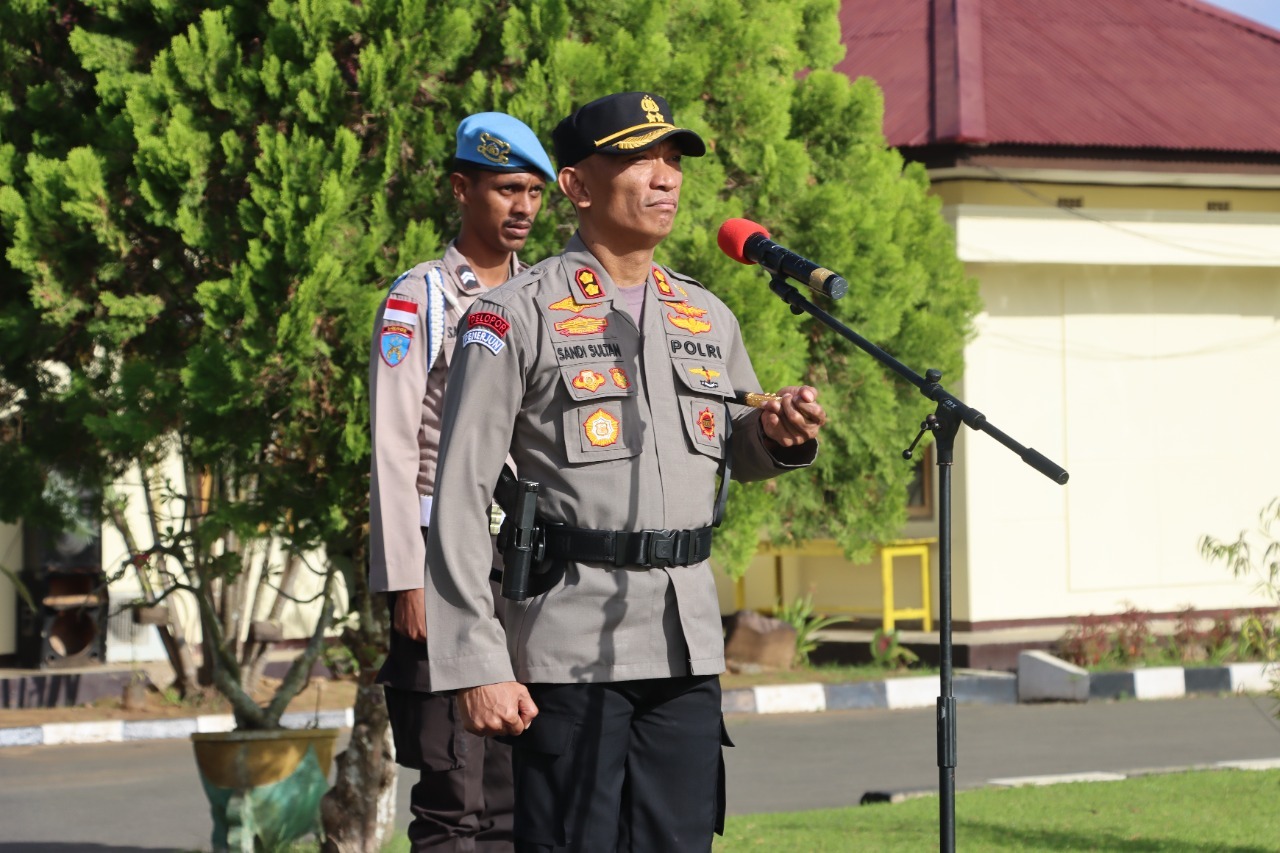 Kapolres Merauke Tekankan Personel Untuk Meningkatkan Pelayanan Kepada Masyarakat