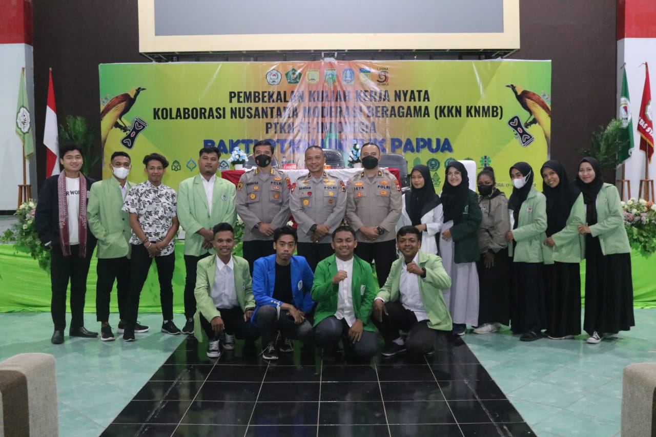 Wakapolda Papua Berikan Pembekalan Pada Mahasiswa KKN KNMB Tahun 2022