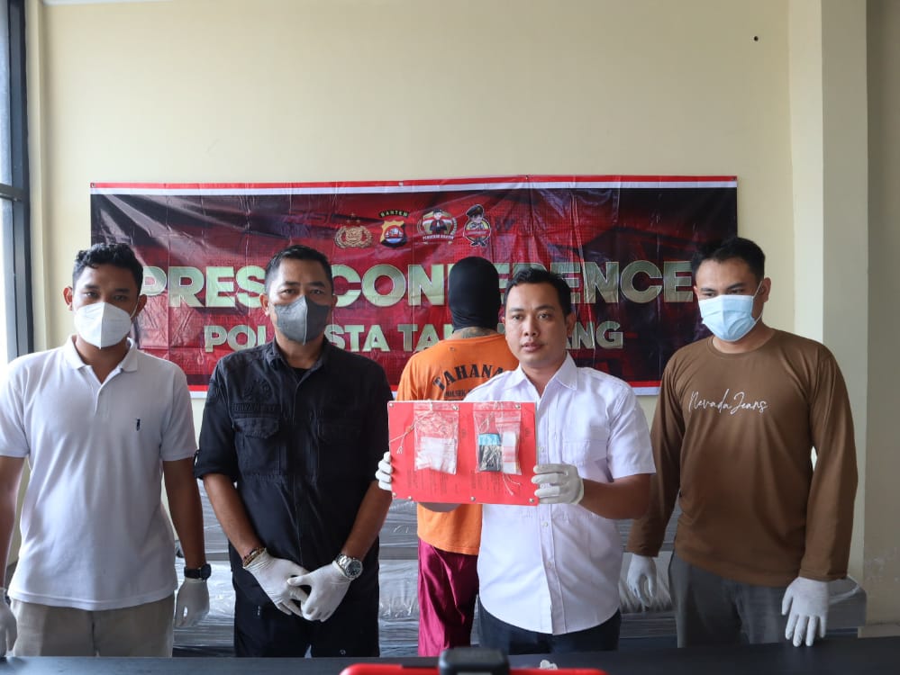 Polsek Pasarkemis Polresta Tangerang Tangkap Pengedar Sabu