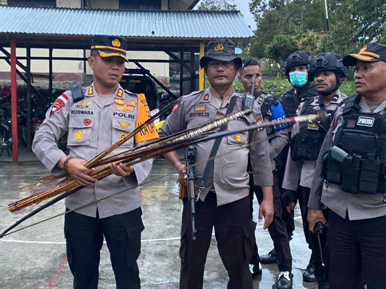 Polisi Tangani Bentrok Antar Warga di Kabupaten Puncak Jaya