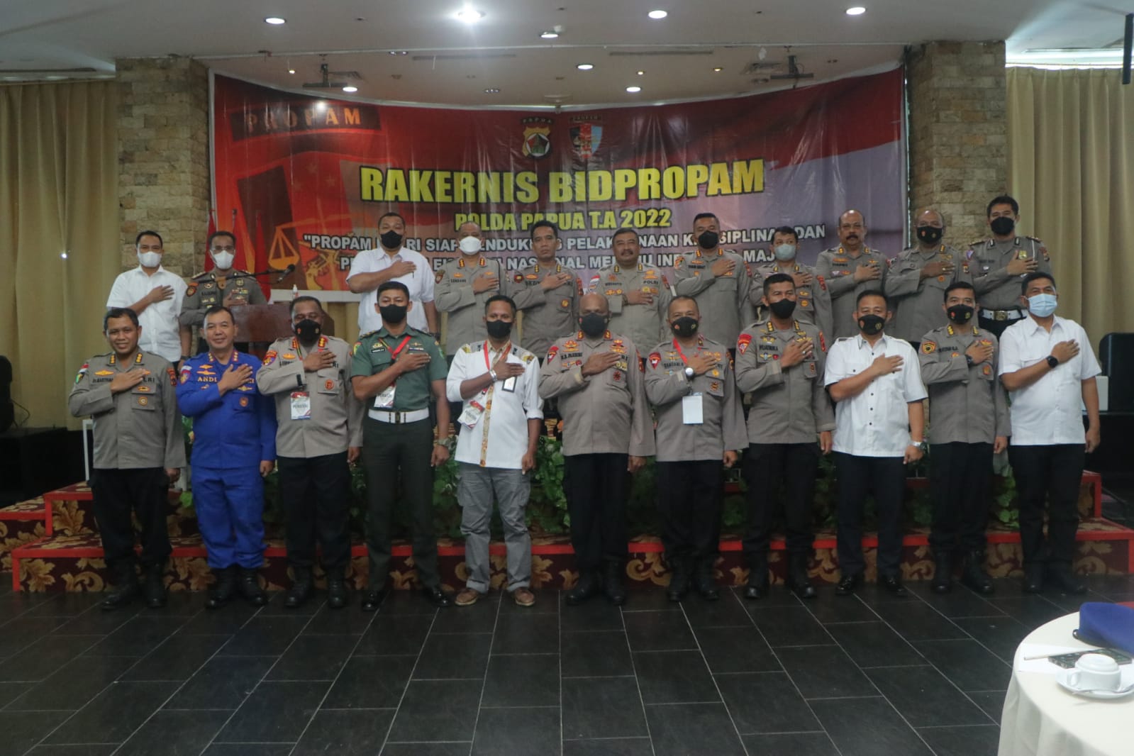 Rakernis Bidang Propam Polda Papua T.A 2022
