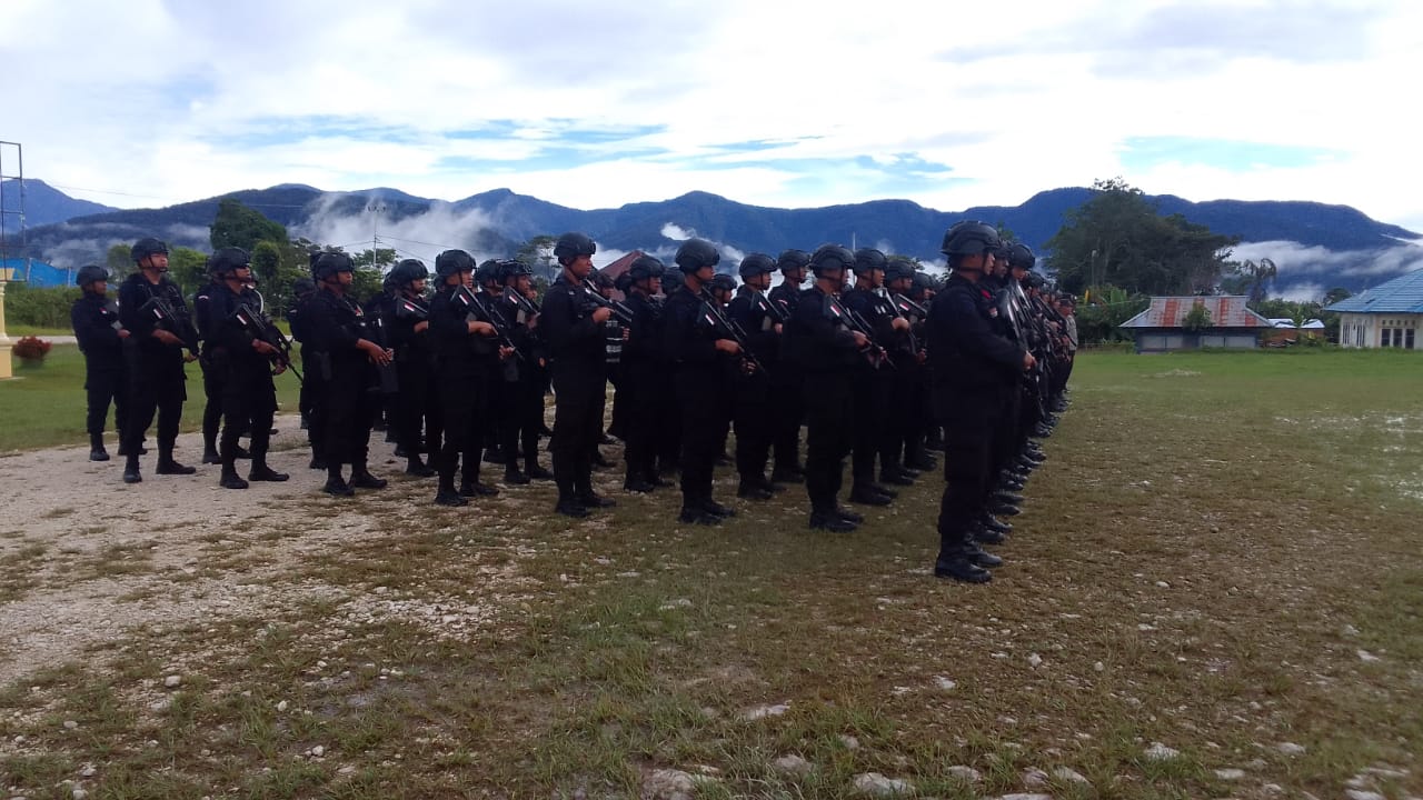 Polres Mamberamo Tengah Adakan Seleksi Calon Paskibra Pada Upacara HUT Kemerdekaan