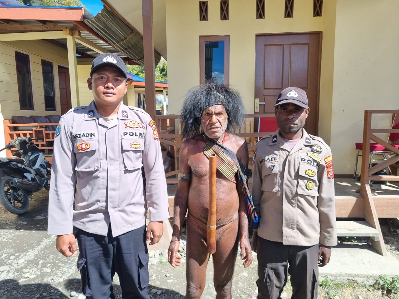 Binmas Noken Bersama Kepala Suku Sepakat Jaga Kamtibmas Bersama di Intan Jaya