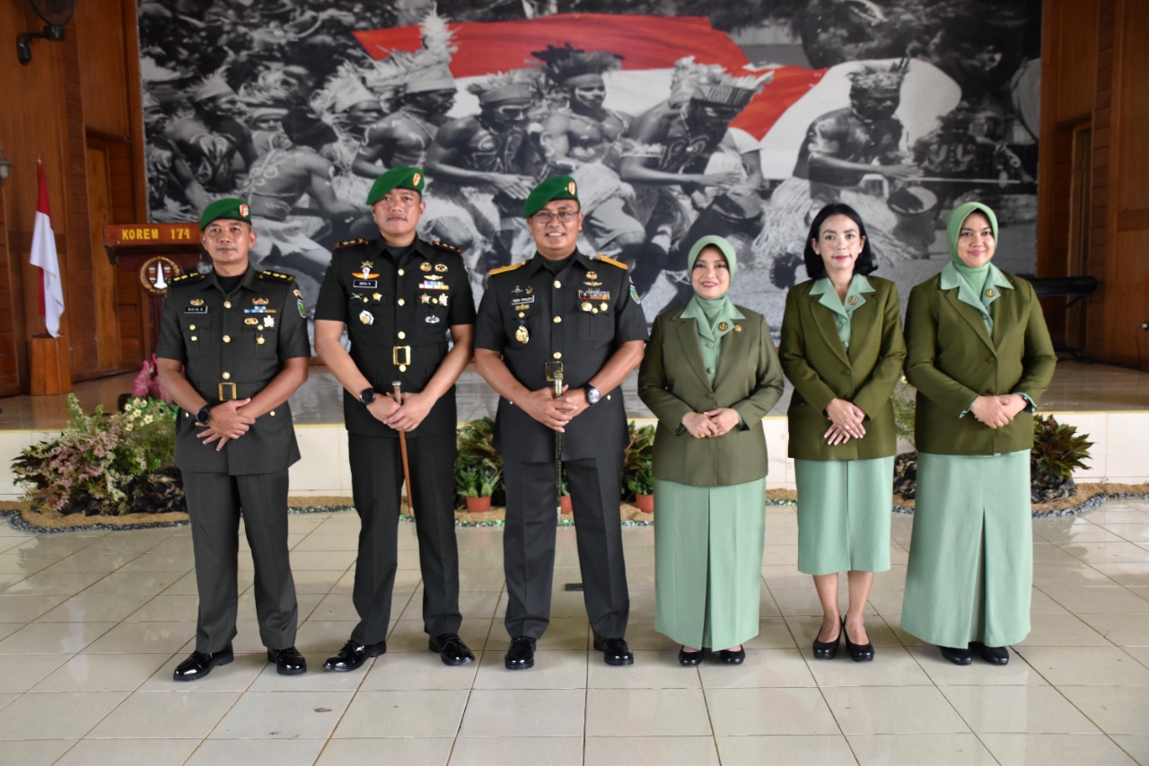 Brigjen TNI E. Reza Pahlevi, S.E Pimpin Serah Terima Jabatan Dandim 1707/Merauke