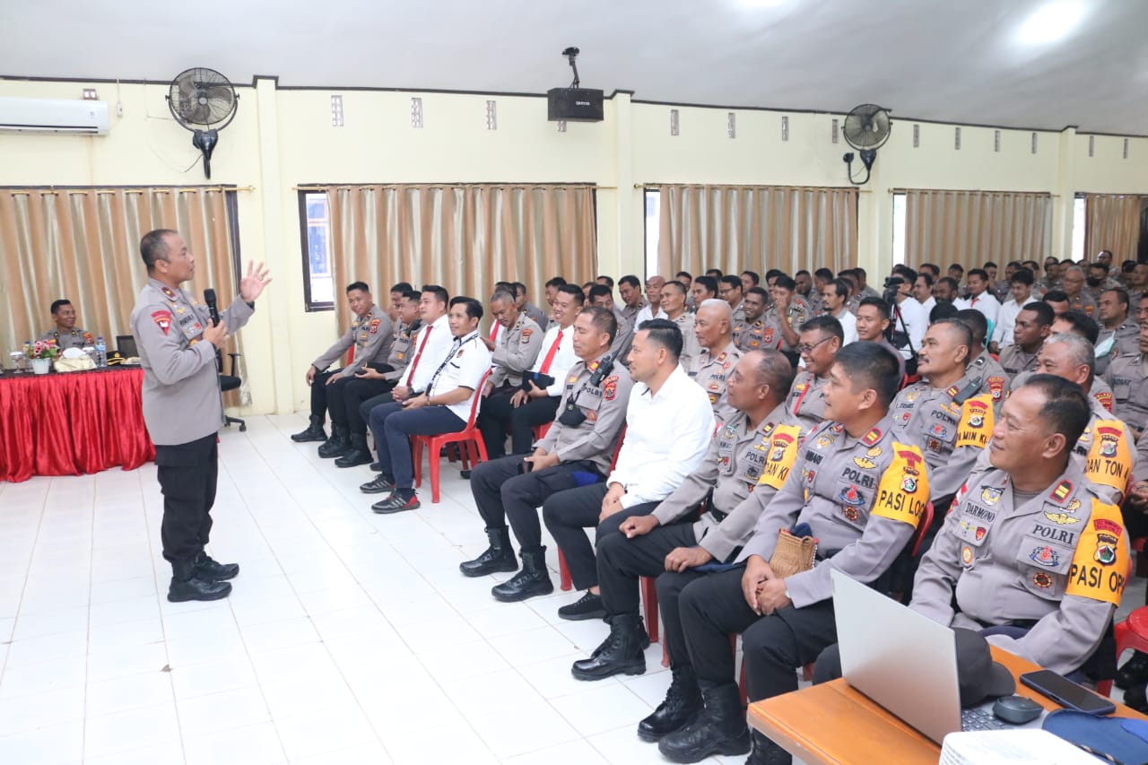 Kunjungi Polres Merauke, Ini Pesan Wakapolda Papua Kepada Seluruh Personel