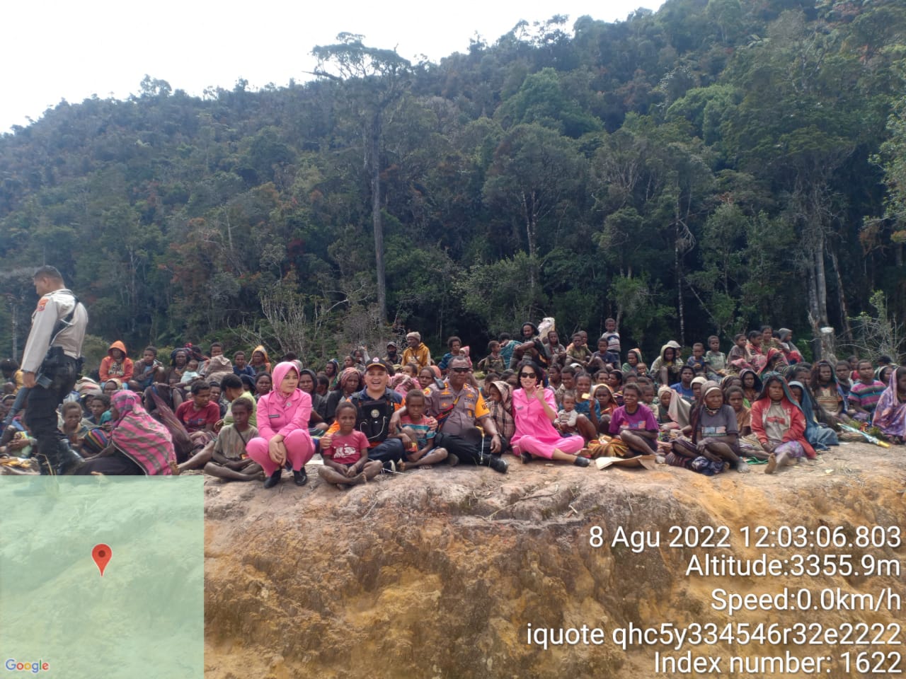 Bentuk Kepedulian kepada Masyarakat, Ketua Bhayangkari Pusat kirimkan Bantuan 1000 paket Sembako ke Kabupaten Lanny Jaya Papua