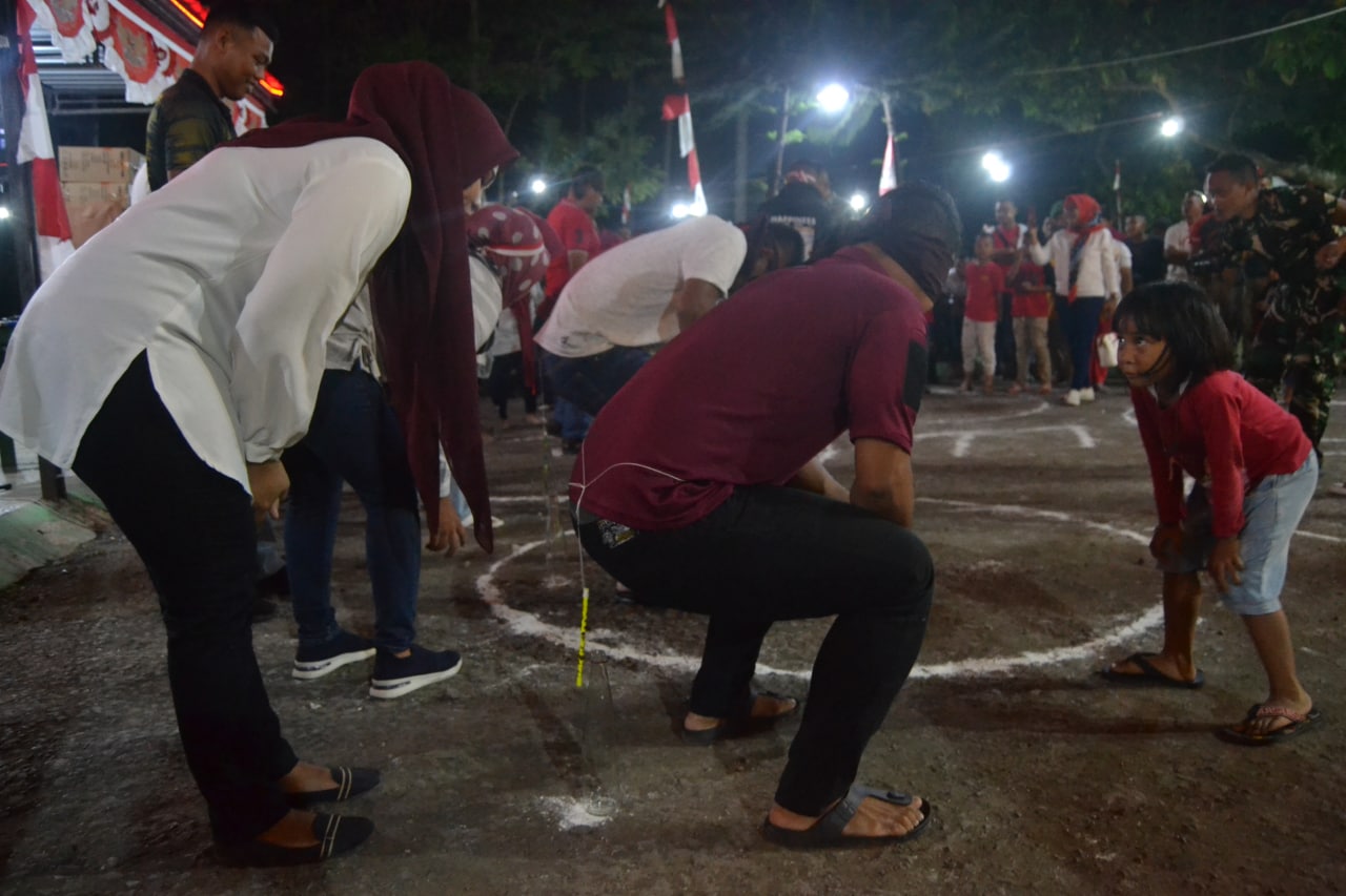 Peringati HUT ke-77 RI ,Puncak Acara Yonif 407/PK Gelar Berbagai Lomba