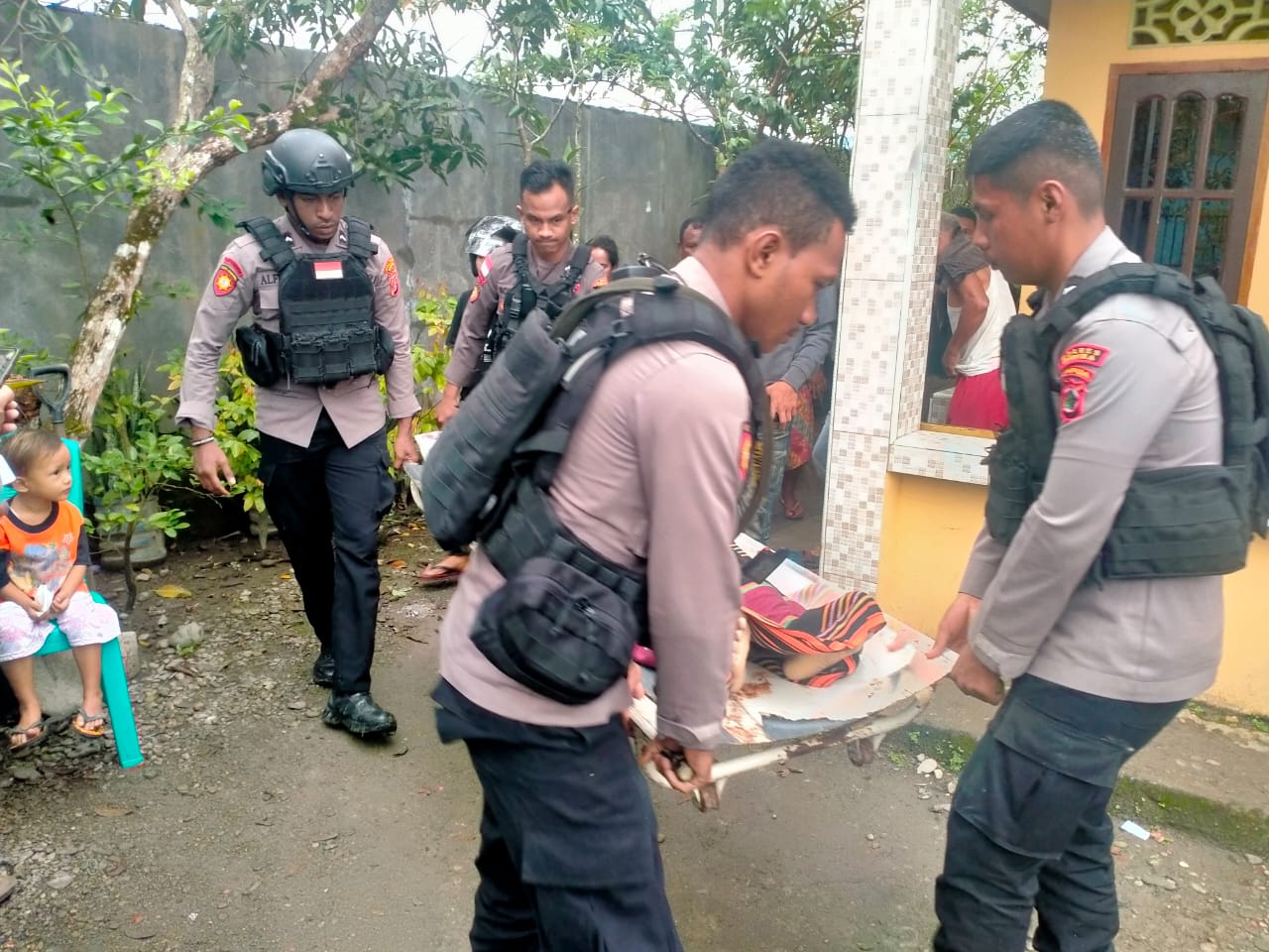 Polisi Tangani Penemuan Mayat Seorang Anak Perempuan di Mimika