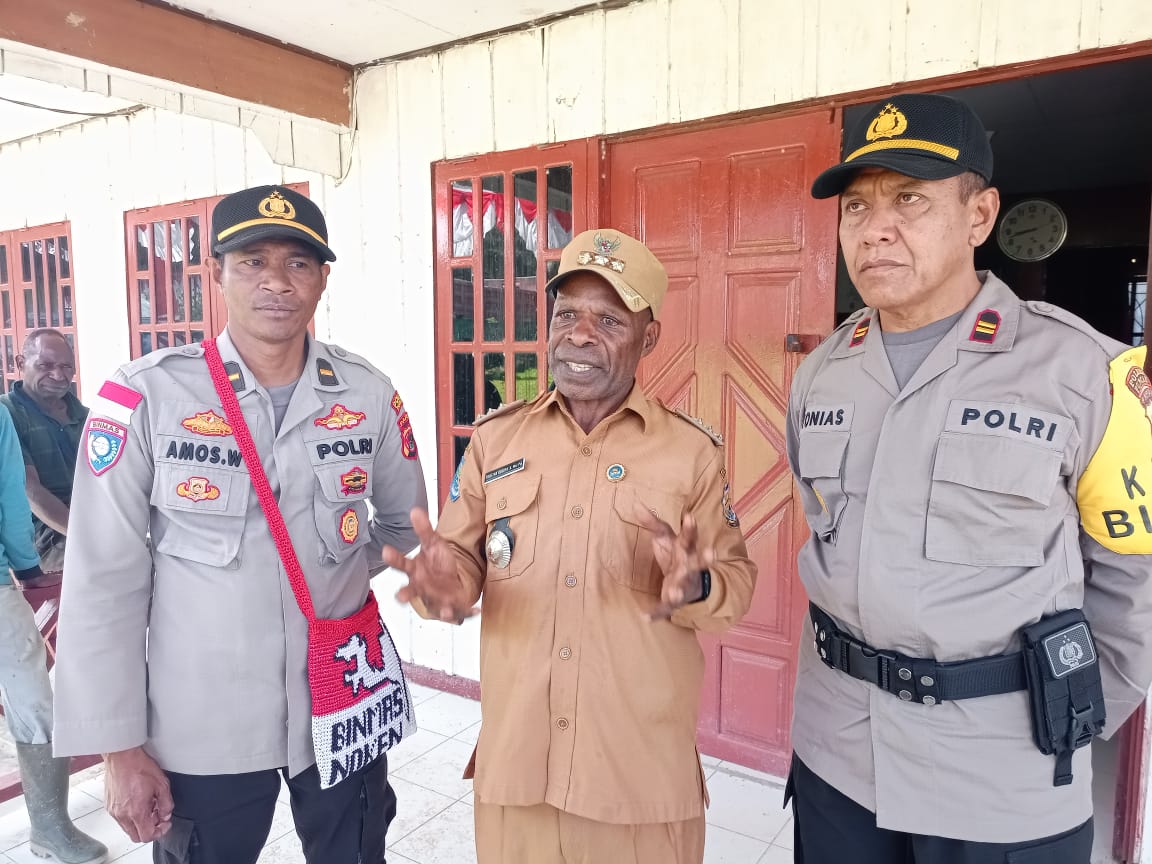 Yonatan Kogoya : Terimakasih Satgas Ops Damai Cartenz Sudah Berikan Rasa Aman Bagi Kami Masyarakat Di Puncak