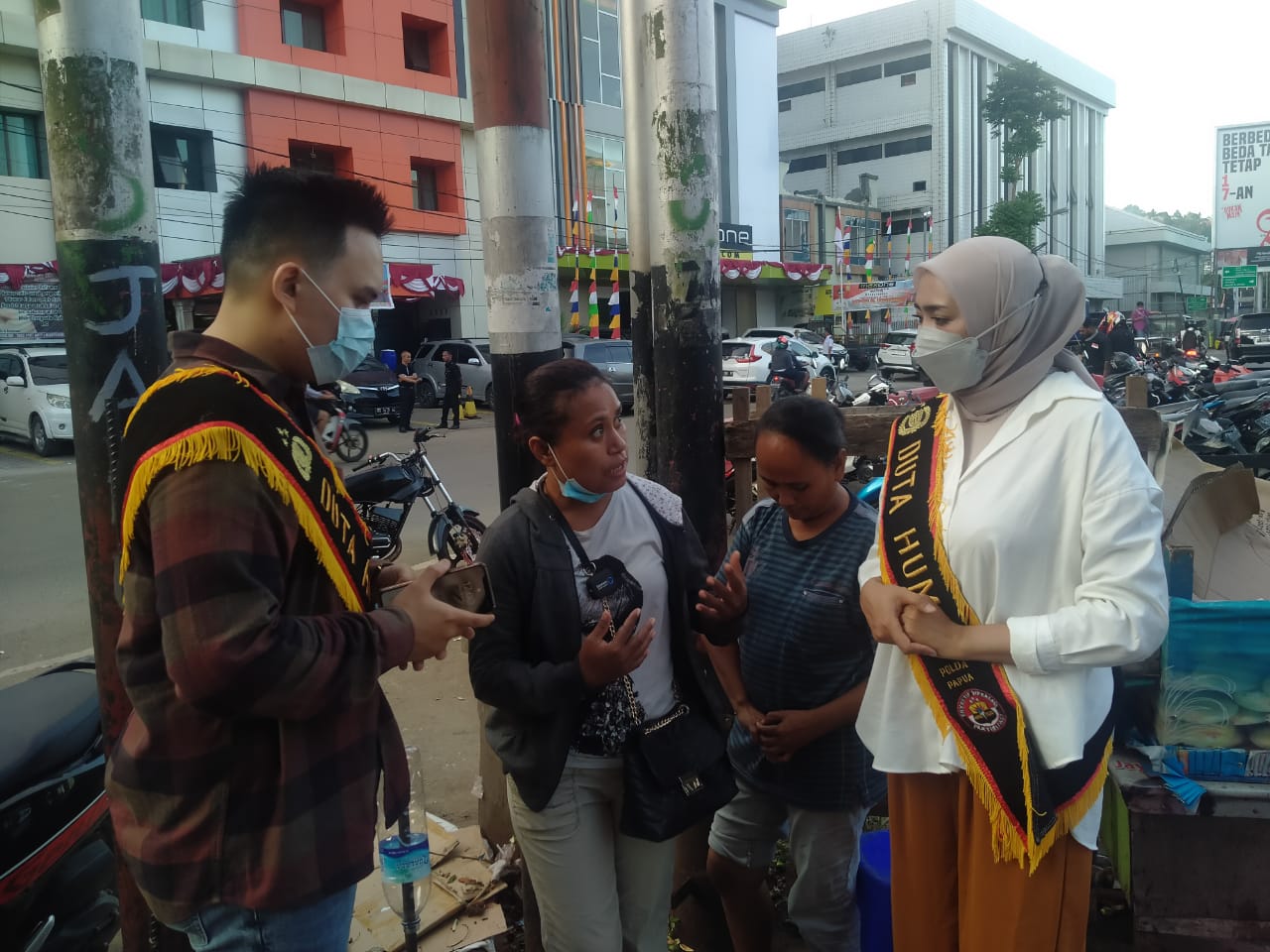 Duta Humas Polda Papua Laksanakan Sosialisasi Aplikasi Dumas Presisi