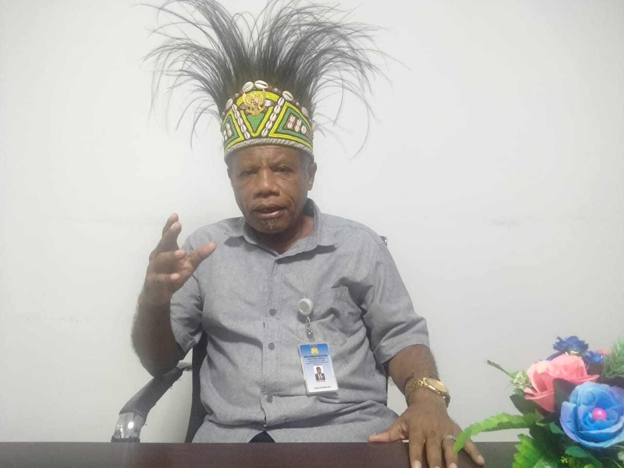 Ketua Umum DPP Papua Garuda Merah Putih RI Beri Dukungan Kepada Polri