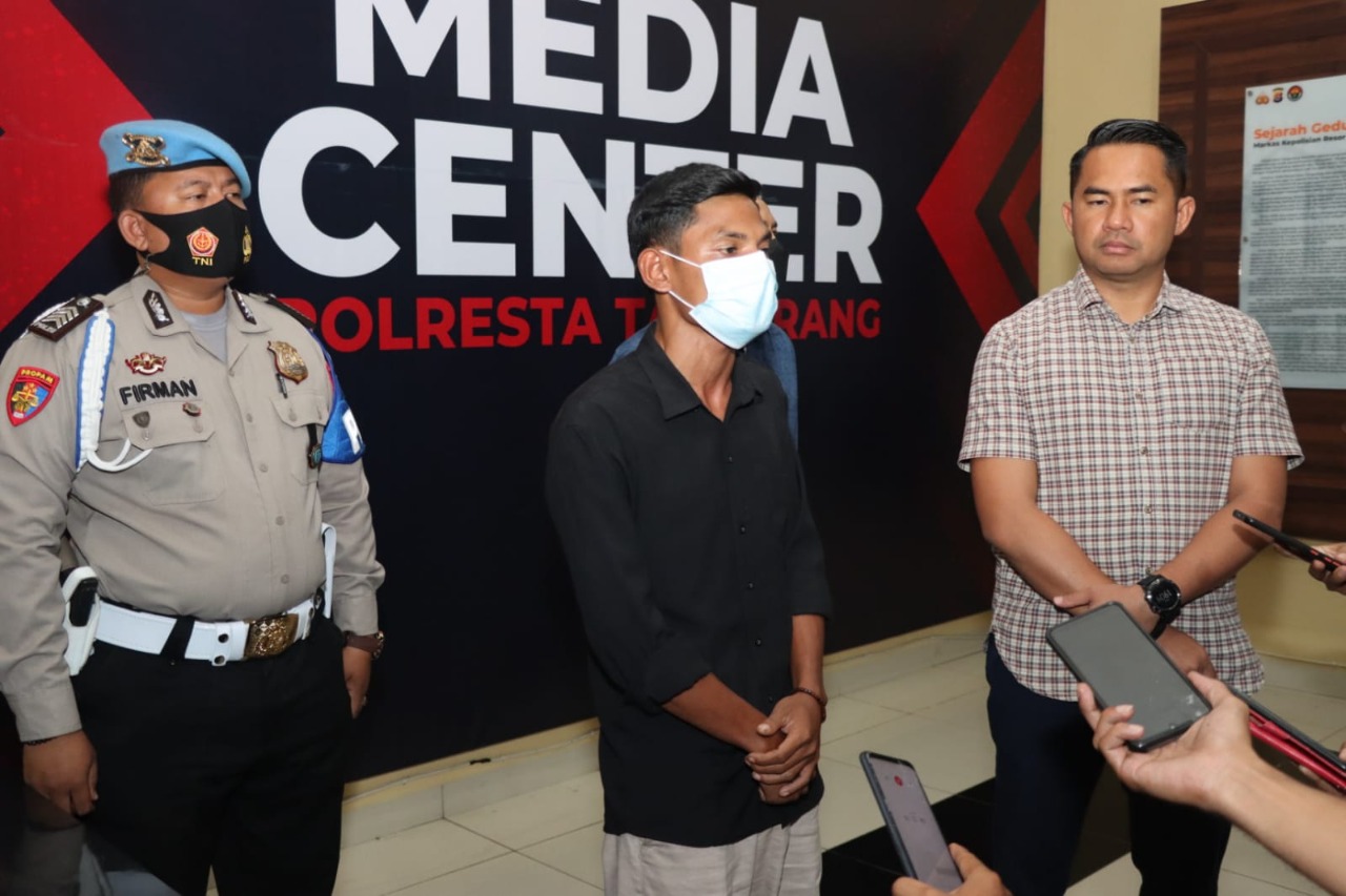 Oknum LSM Perusak Fasum Kantor DPRD Kabupaten Tangerang diamankan Polresta Tangerang