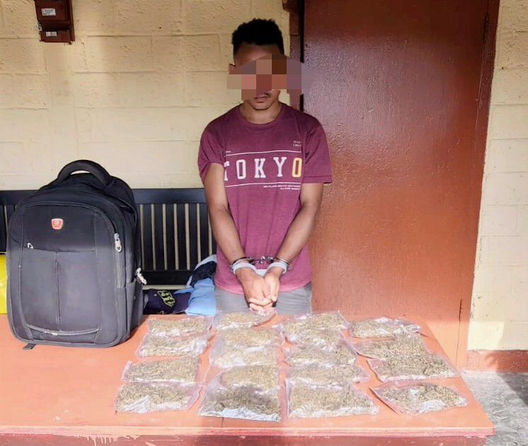 Ketahuan Bawa Ganja, Seorang Pria Ditangkap Polisi di Pelabuhan Laut Biak