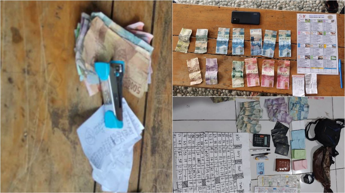 Polisi Amankan 3 Pelaku Judi Togel di Nabire