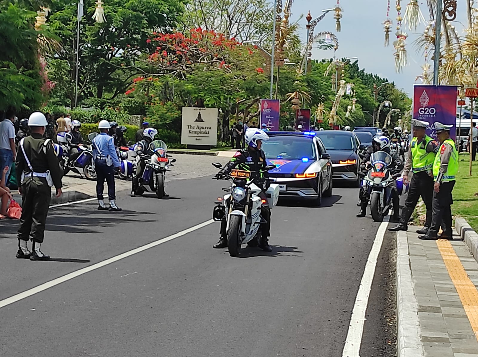 TNI-Polri Gelar Geladi Pengamanan Tamu VVIP KTT G20 di Bali