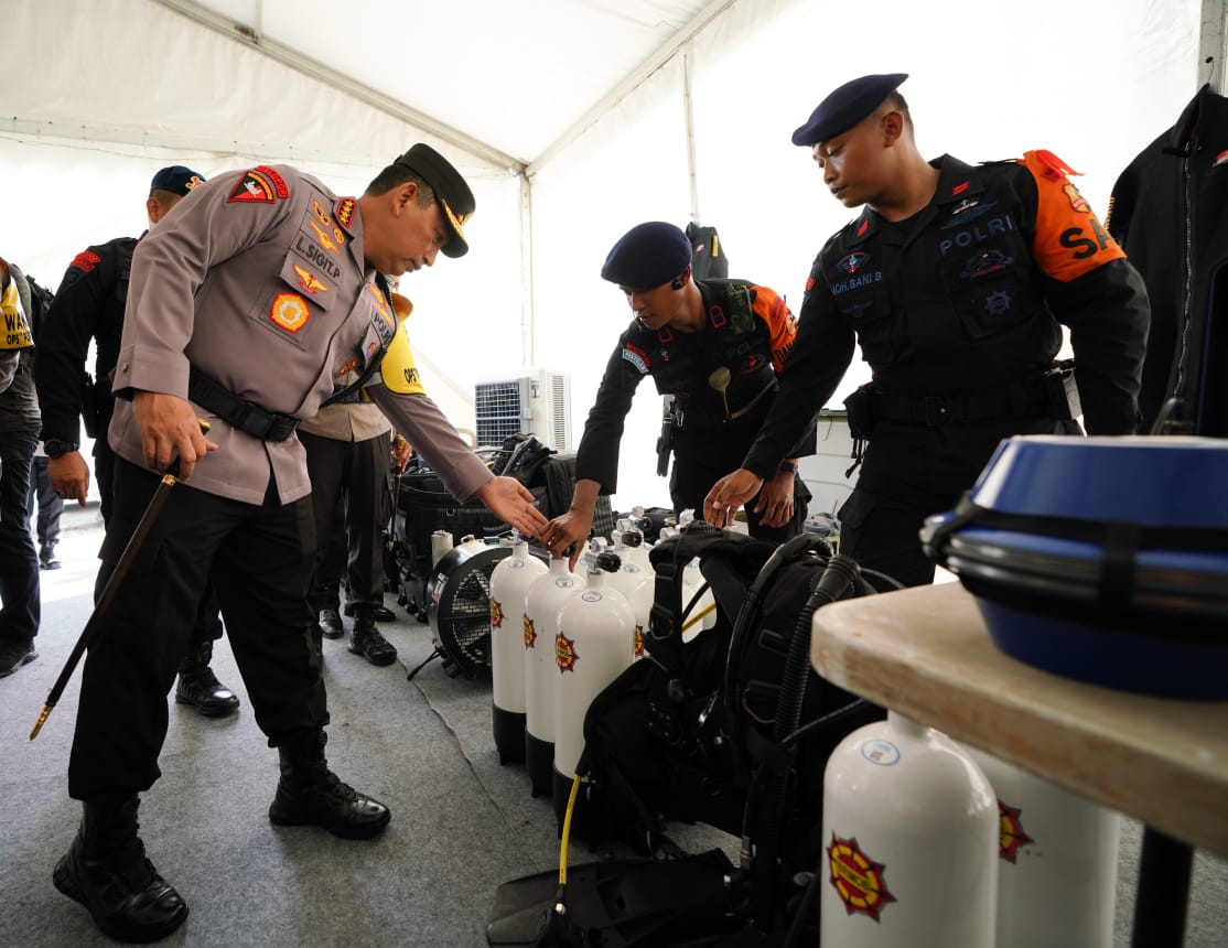 Cek Peralatan dan Kesiapan Personel, Kapolri: Semua Tergelar dengan Baik
