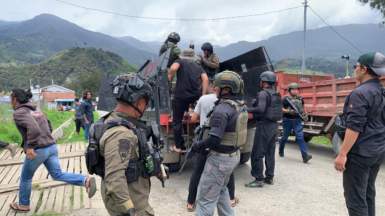 KKB Kembali Beraksi di Kabupaten Puncak, Satu Orang Anggota TNI Tertembak