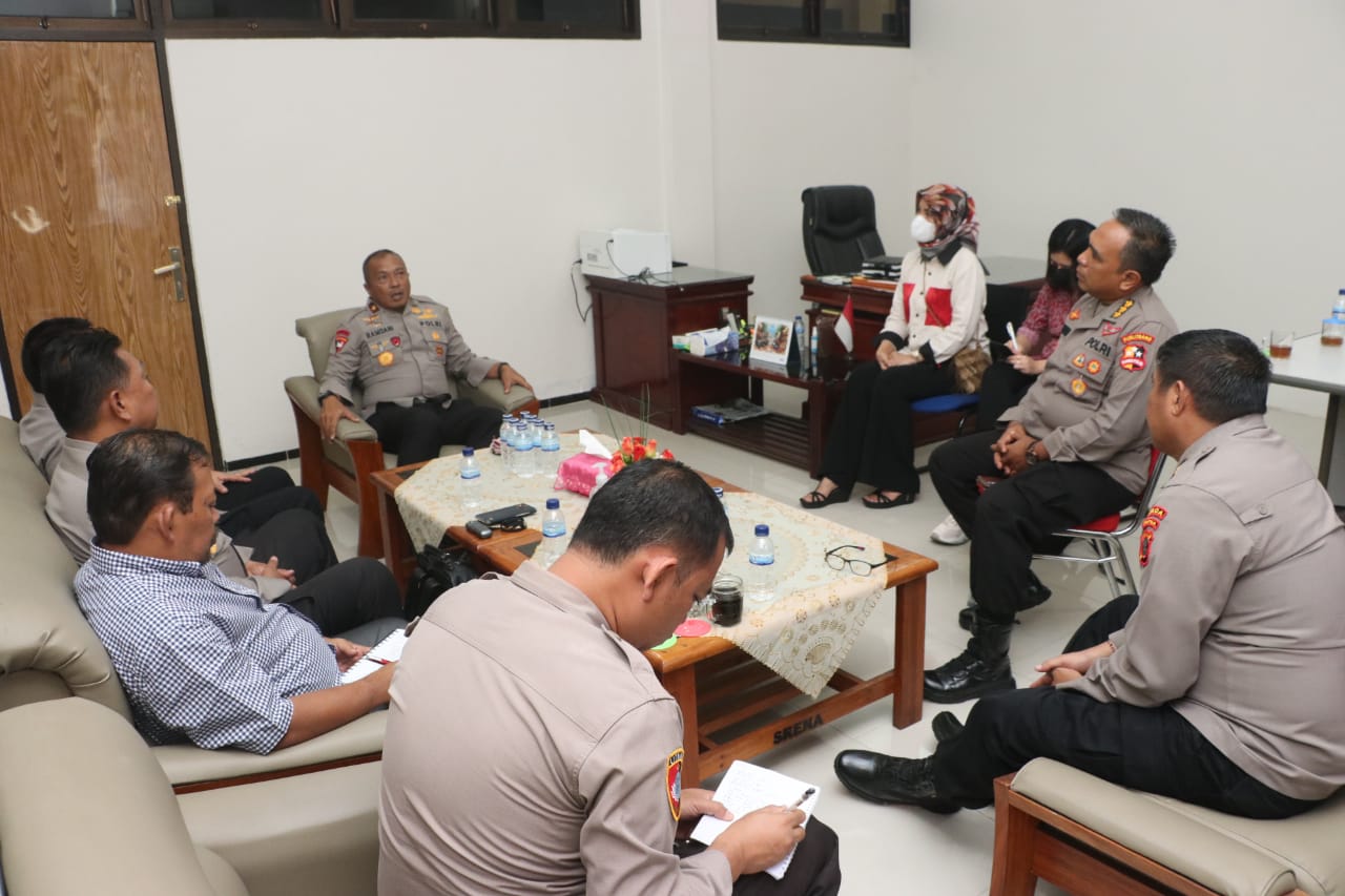 Audiensi Wakapolda Papua Bersama Tim Peneliti Puslitbang Polri Tentang Pembentukan Tiga Kepolisian Daerah Baru
