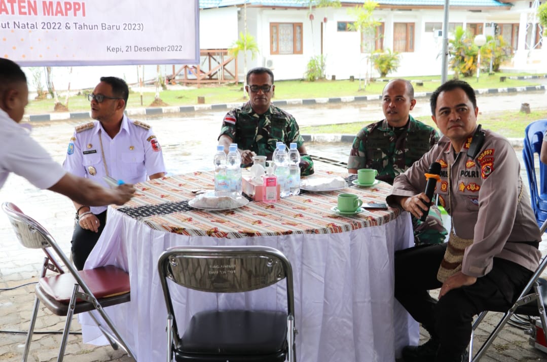 Kapolres Mappi Hadiri Coffee Morning Bersama Forkopimda dan Beberapa Elemen Masyarakat