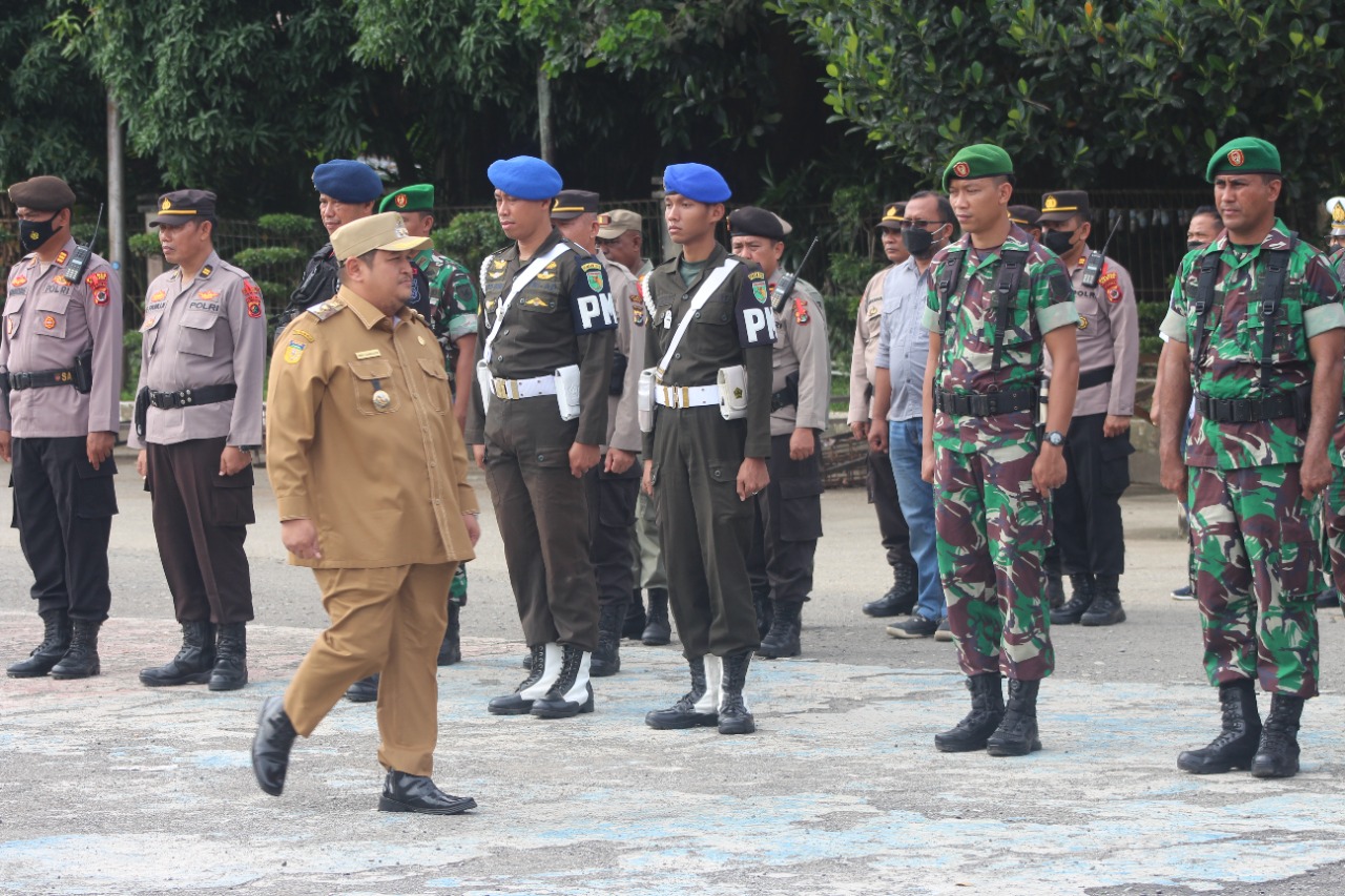 Pengamanan Nataru, Polres Nabire Apel Gelar Pasukan Operasi Lilin 2022
